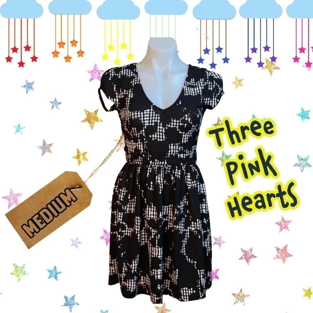 Three Pink Hearts Trixxi